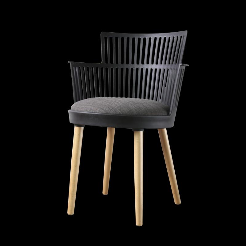 KC-128-Aran 皮面餐椅 PU Leather Dining Chair