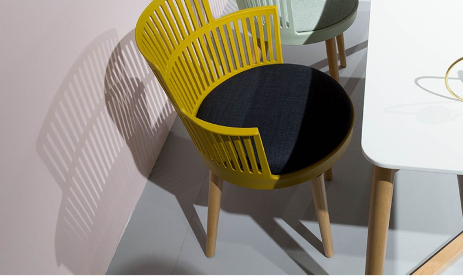 KC-128-Aran 皮面餐椅 PU Leather Dining Chair