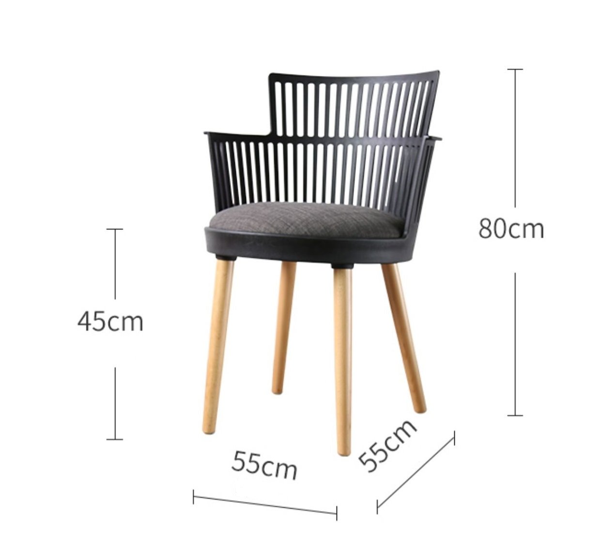 KC-128-Aran 皮面餐椅 PU Leather Dining Chair