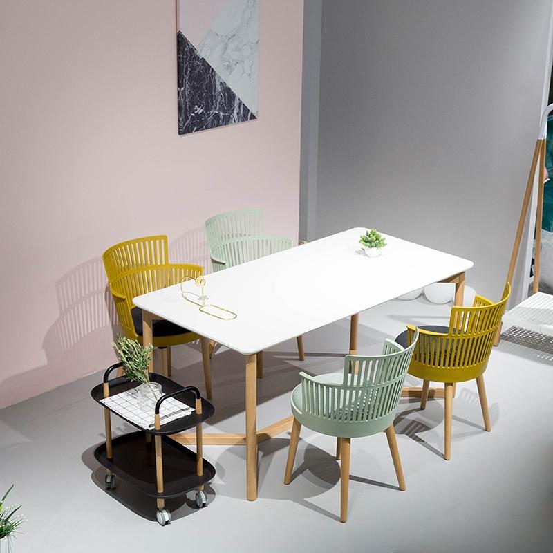KC-128-Aran 皮面餐椅 PU Leather Dining Chair
