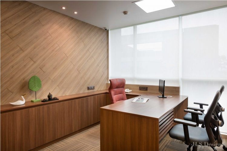 EMD1800 Rimini 主管L型辦公枱｜頂級實木｜Executive Desk