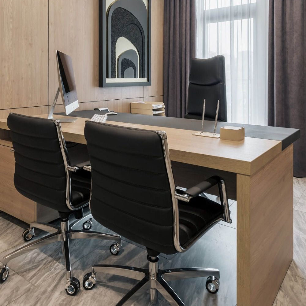 EMD2700 Siena 實木大班枱｜帶線槽大班台｜Executive Desk