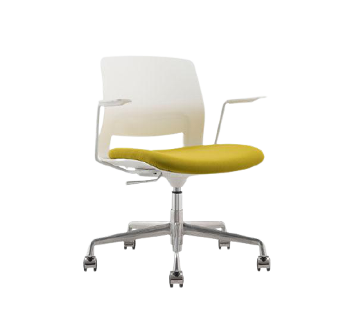 KSN-006C 辦公椅 家居椅 白色背框