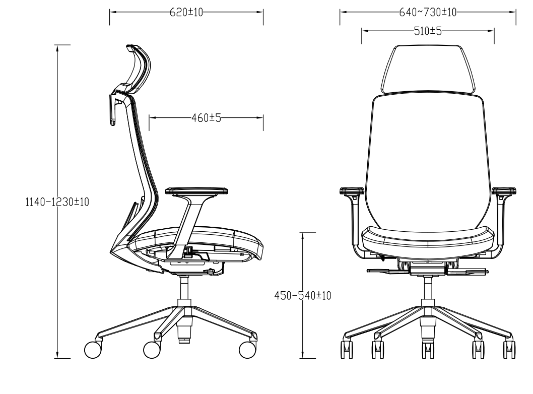 ESP-001A SPARTA 3D mesh office chair Ergonomic design