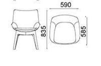 KFLY02-Mode Casual Single Chair