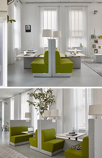 WD7700 Fabria 辦公室共享工作桌｜Flexi Shared Workstation｜現代辦公解決方案