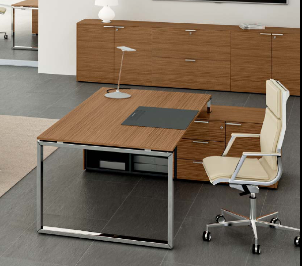 Square Executive 正方形行政工作檯 - KLT Furniture