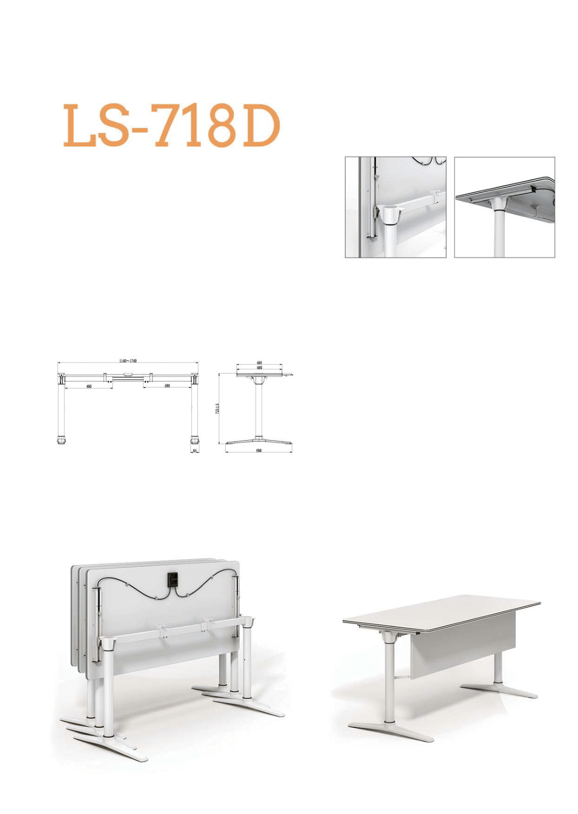 LS-718D Alto 折疊培訓桌｜Foldable Training Table｜靈活培訓空間
