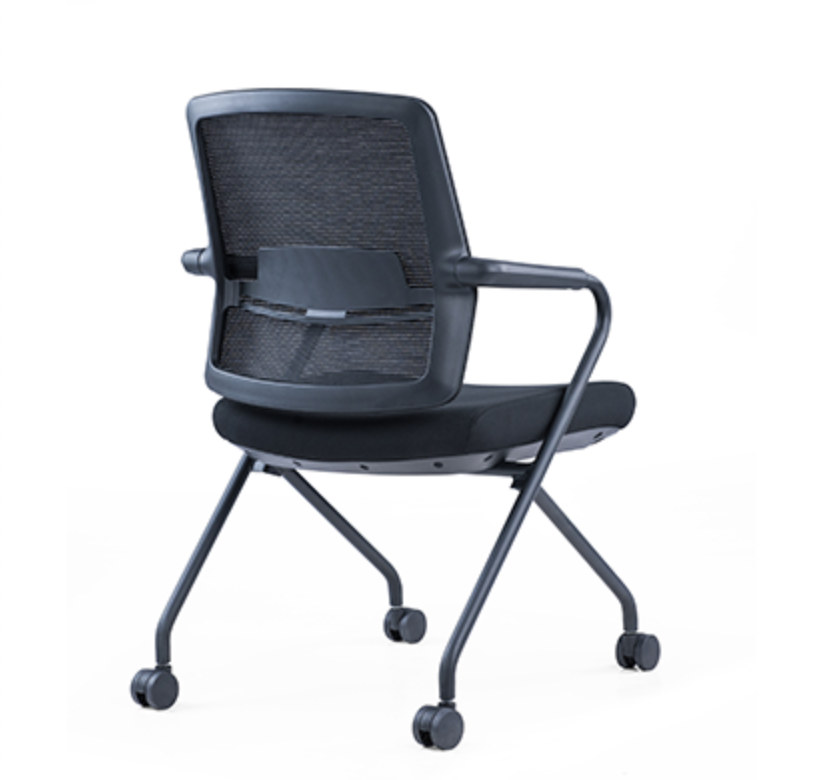 CH-357C-2 Black nylon plus textile clothing chair