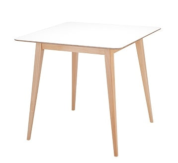 KPT-1 長方形餐桌 白色/黑色 - KLT Furniture