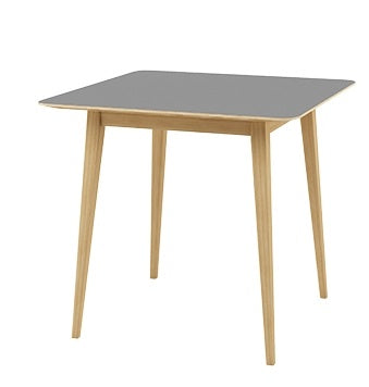 KPT-1 長方形餐桌 白色/黑色 - KLT Furniture