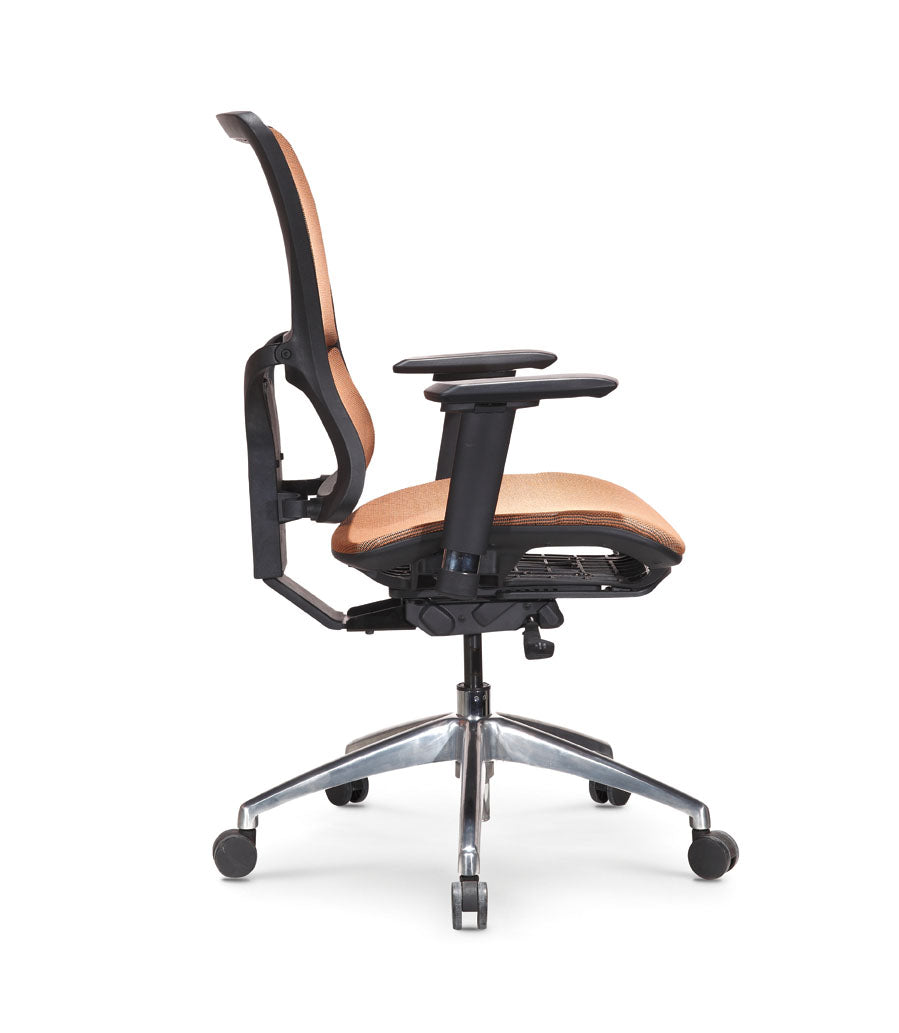 SM-X4BC Full Mesh 人體工學椅(全網椅) 滑動座板 鋁合金腳 - KLT Furniture