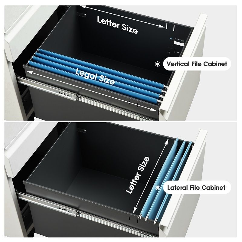 FC025 Three-layer drawer movable steel cabinet