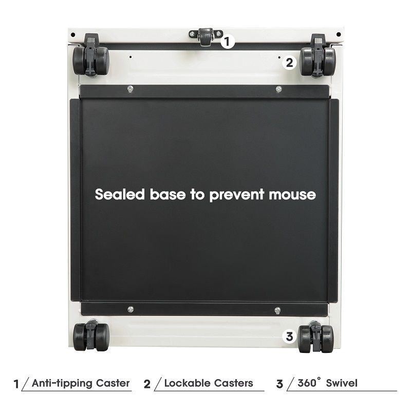 FC025 Three-layer drawer movable steel cabinet