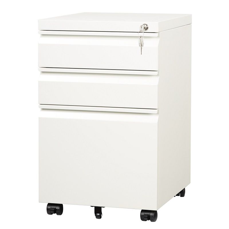 FC025 Three-layer drawer movable steel cabinet