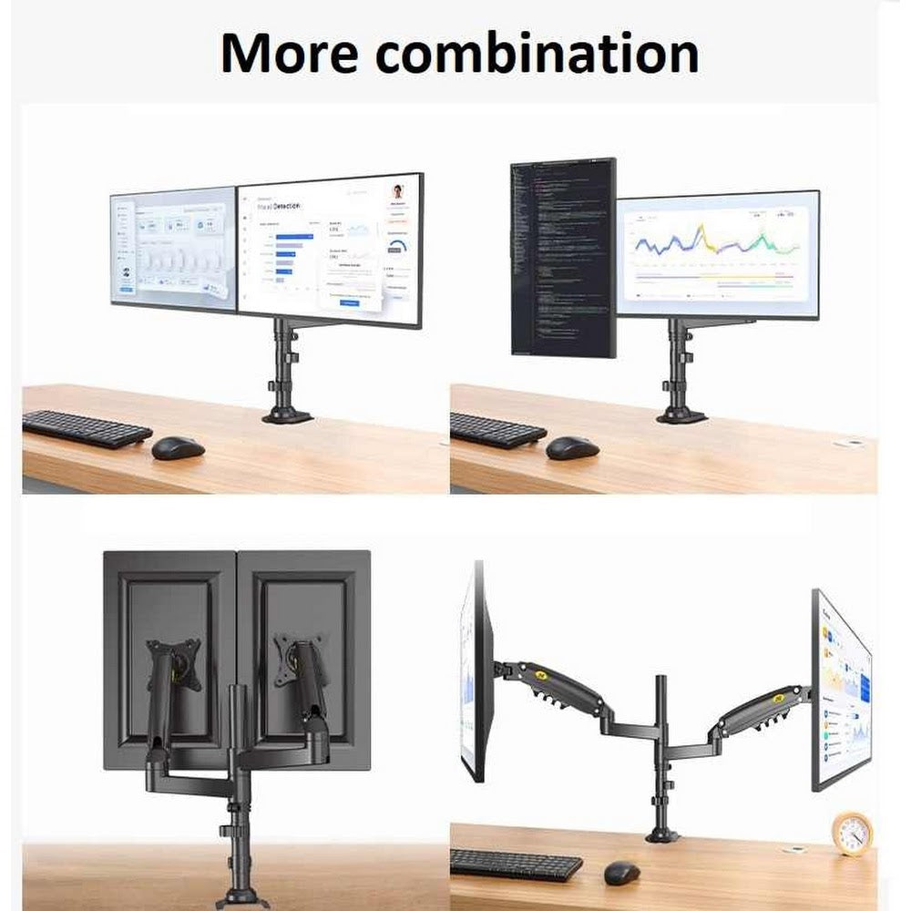 H180 Dual Screen Desktop Mount 雙螢幕萬向支架上下增高架