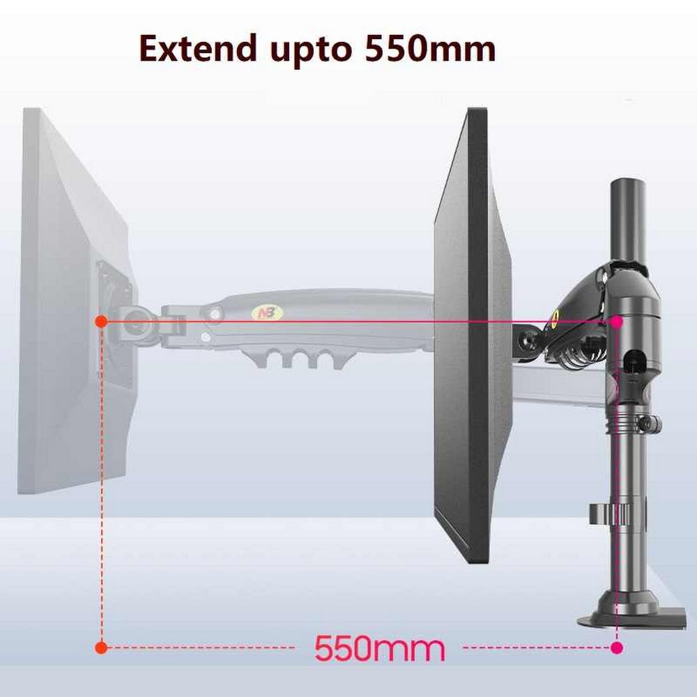H180 Dual Screen Desktop Mount 雙螢幕萬向支架上下增高架