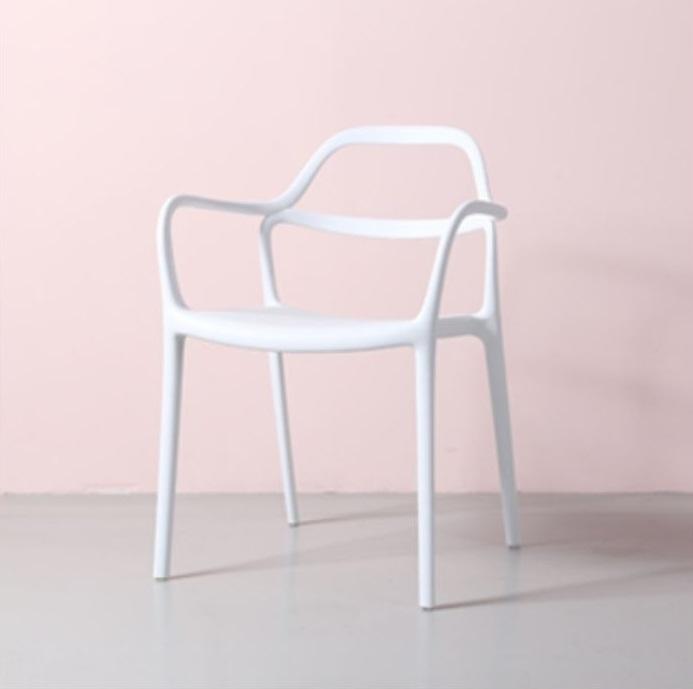 KH-248 Kine fixed armrest plastic training stack chair